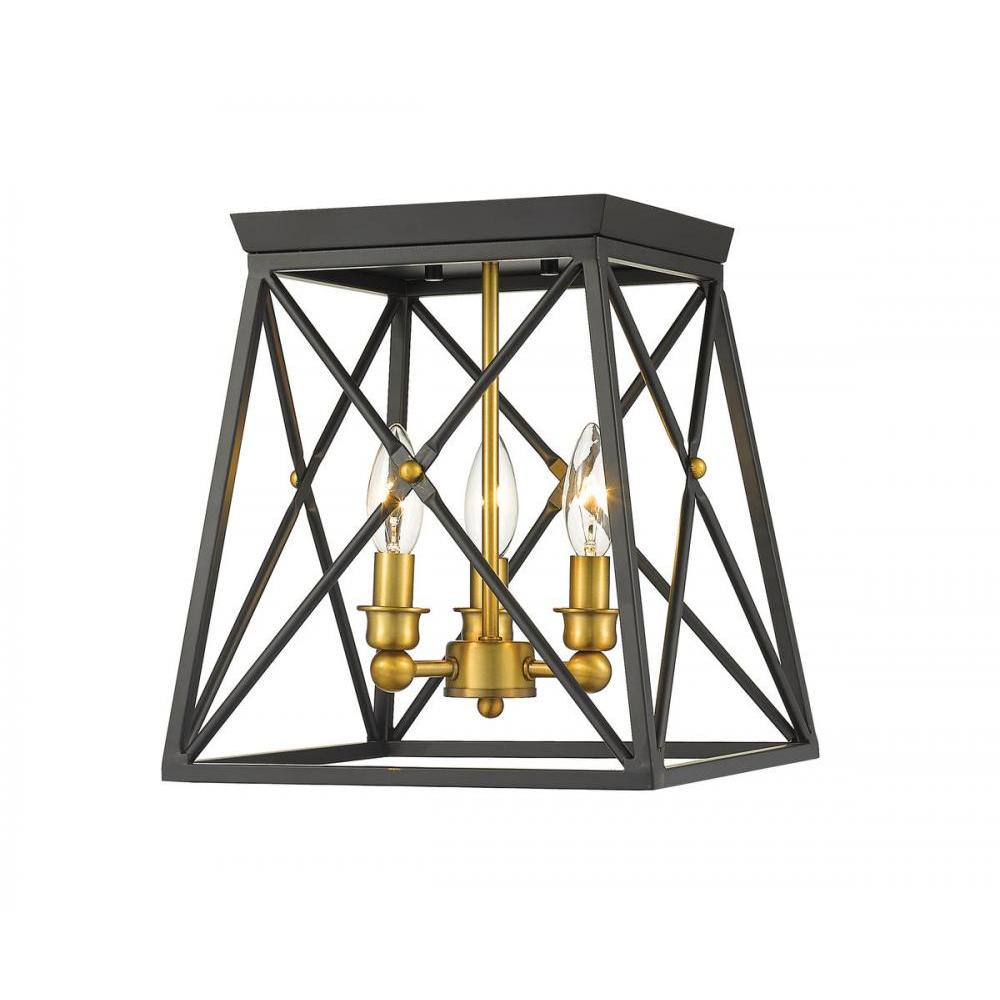 3 Light Flush Mount Light