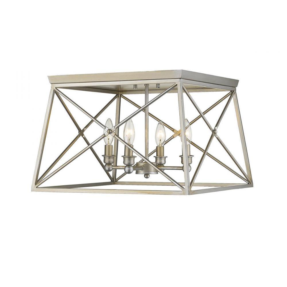 4 Light Flush Mount Light