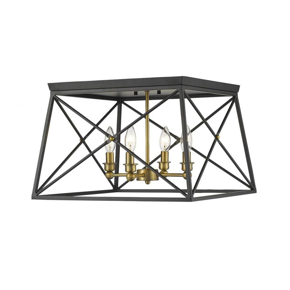 4 Light Flush Mount Light