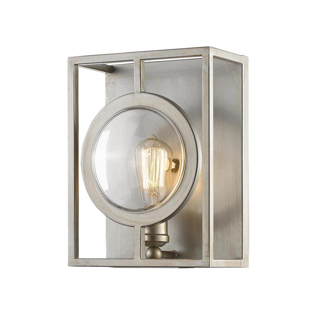1 Light Wall Sconce-Antique Silver