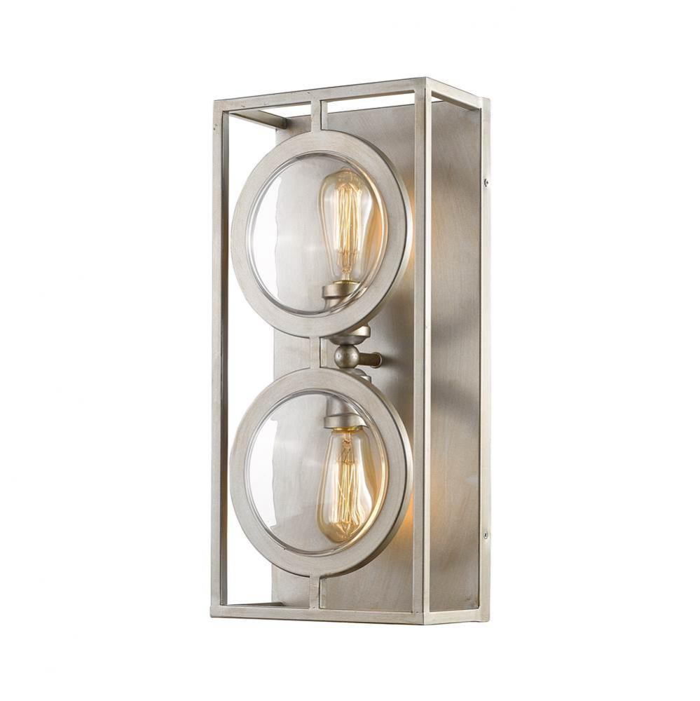 Z-Lite Lighting SILVER 448-2S-AS Sconce - Silver