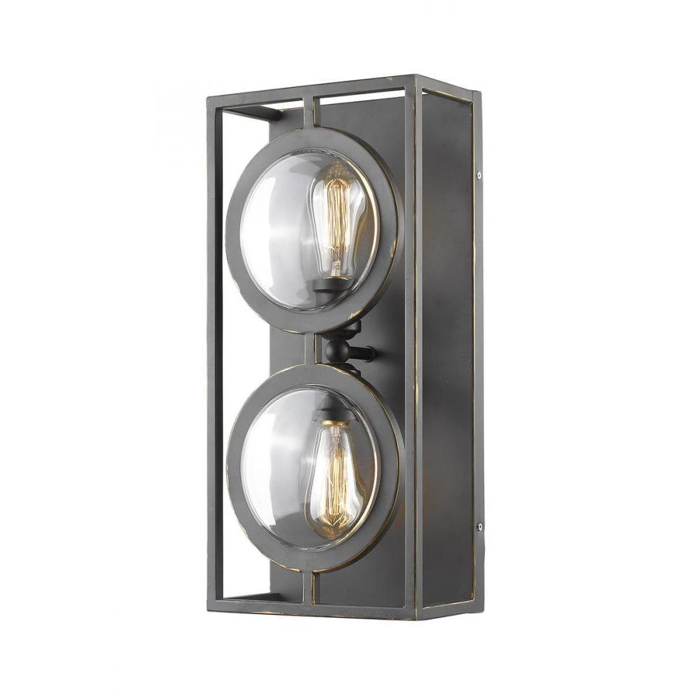 2 Light Wall Sconce-Olde Bronze