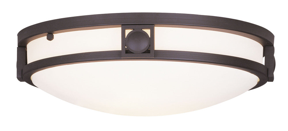 Livex Lighting TITANIA 4487-07 Flush Mount Transitional - Bronze