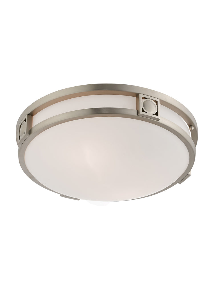 Livex Lighting TITANIA 4487-91 Flush Mount Transitional - Brushed Nickel