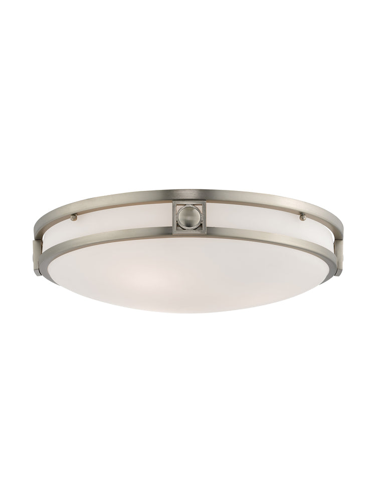 Livex Lighting TITANIA 4488-91 Flush Mount Transitional - Brushed Nickel