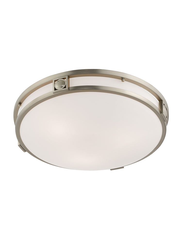 Livex Lighting TITANIA 4488-91 Flush Mount Transitional - Brushed Nickel