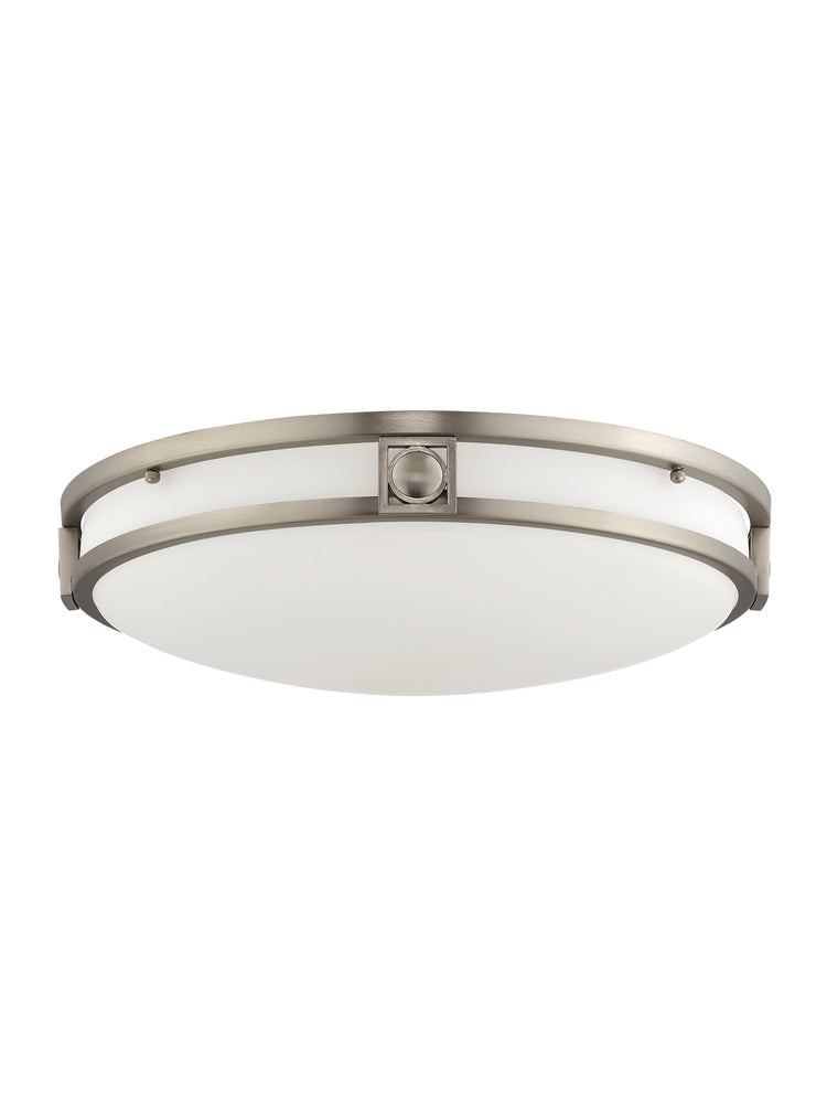 Livex Lighting TITANIA 4488-91 Flush Mount Transitional - Brushed Nickel