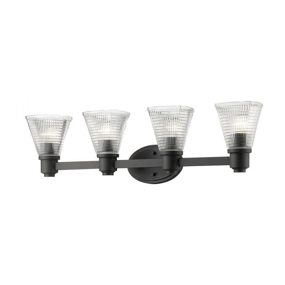 4 Light Vanity-Clear and