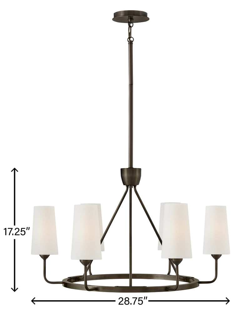 Hinkley Lighting LEWIS 45006BX Pendant Traditional - Black Oxide