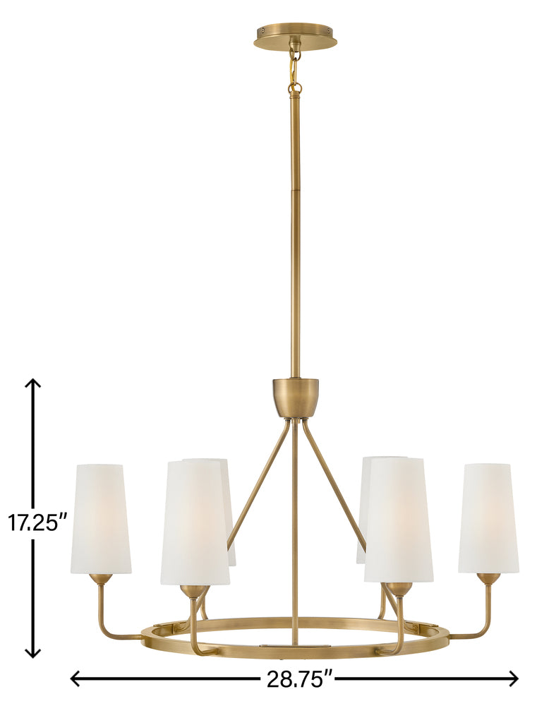 Hinkley Lighting LEWIS 45006HB Pendant Traditional - Heritage Brass