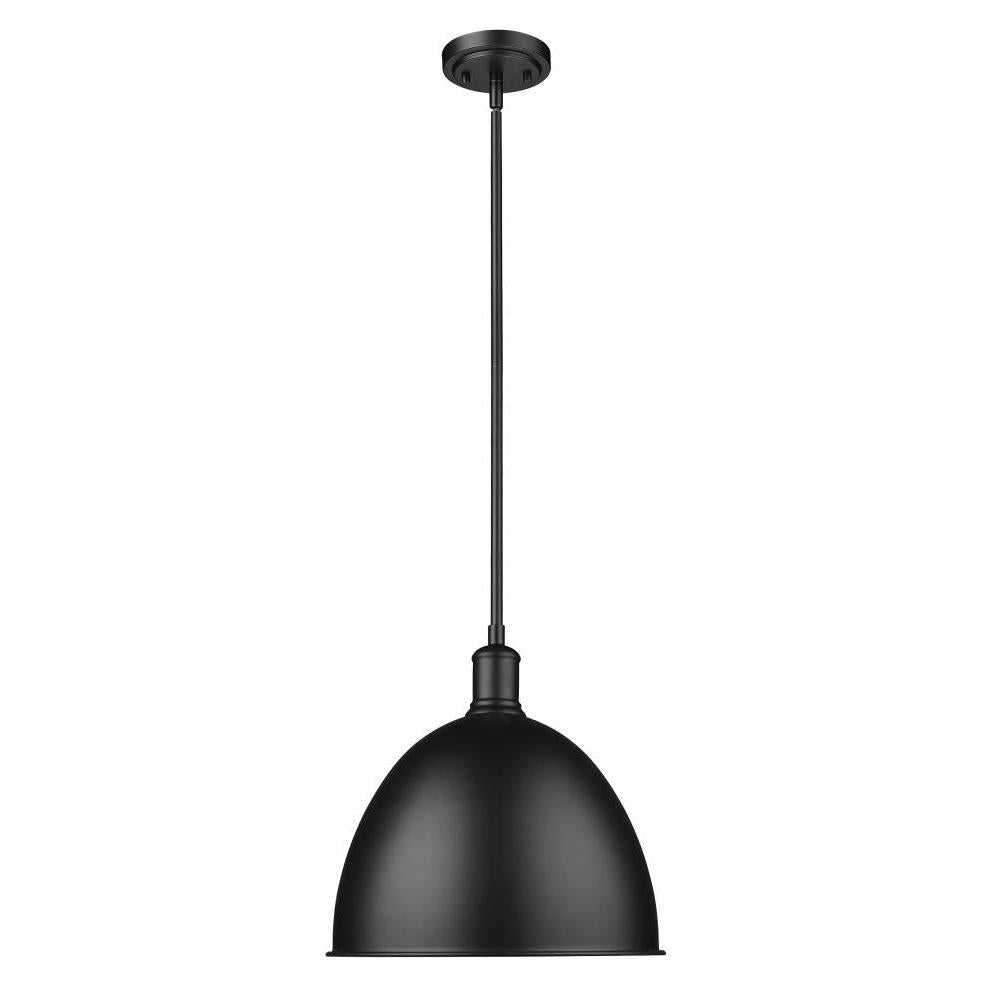 1 Light Pendant-Matte Black