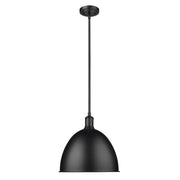 1 Light Pendant-Matte Black