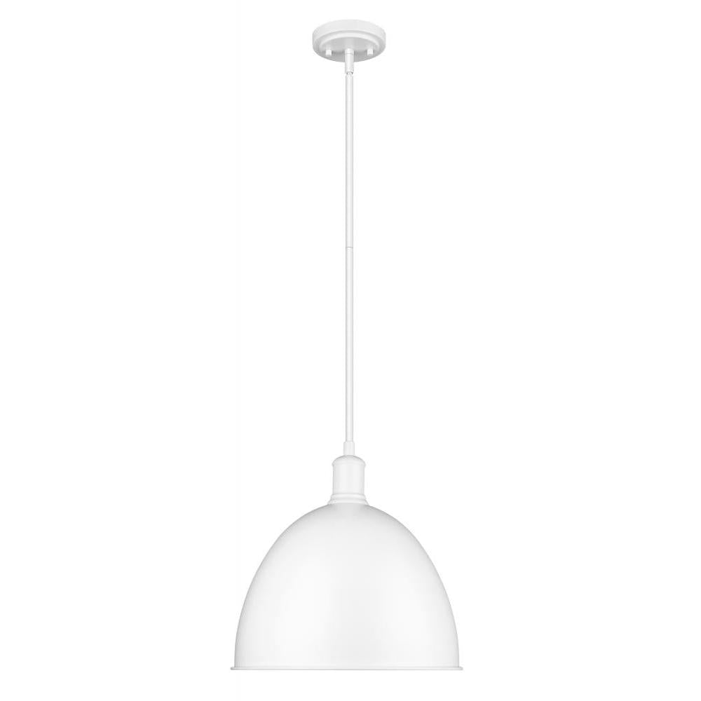 1 Light Pendant-Satin White