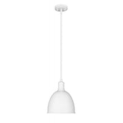 1 Light Pendant-Satin White