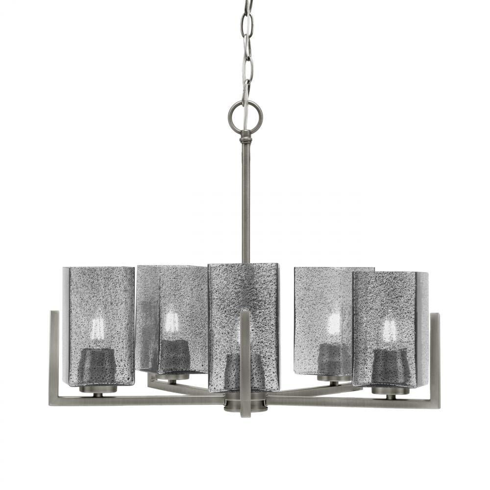 Toltec Company ATLAS 4505-GP-542 Chandelier - Gray