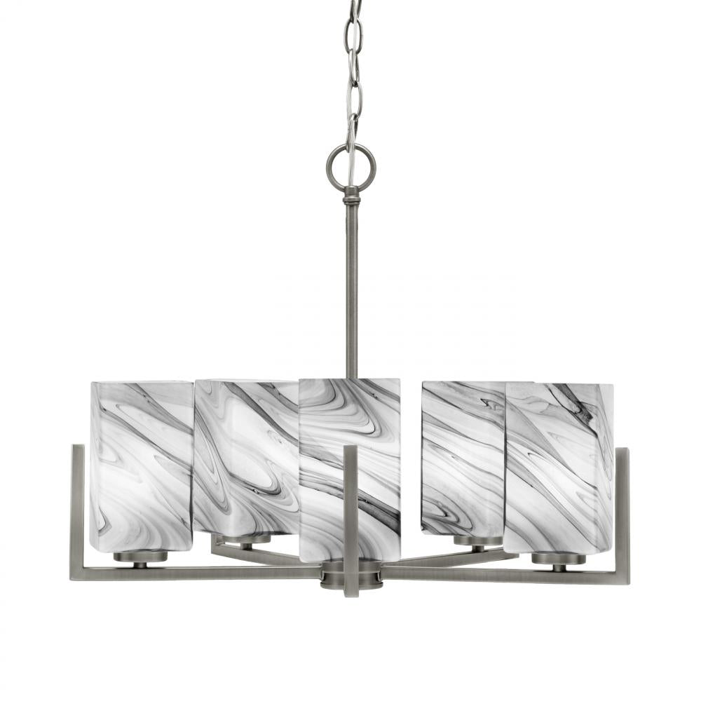 Toltec Company ATLAS 4505-GP-549 Chandelier - Gray