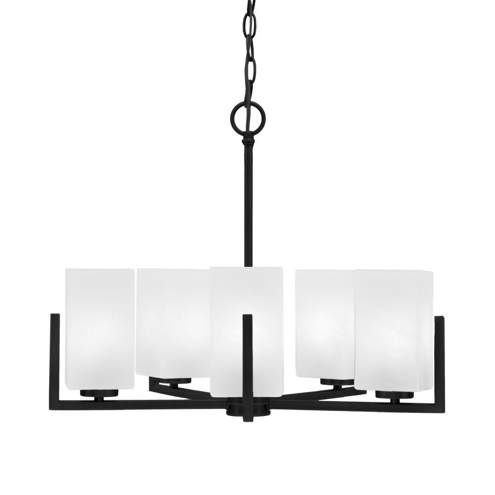 Toltec Company ATLAS 4505-MB-541 Chandelier - Black