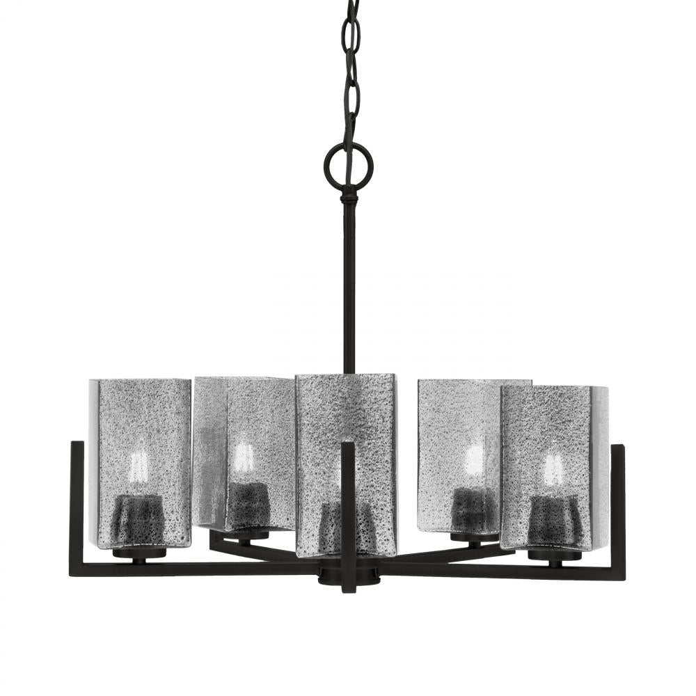 Toltec Company ATLAS 4505-MB-542 Chandelier - Black