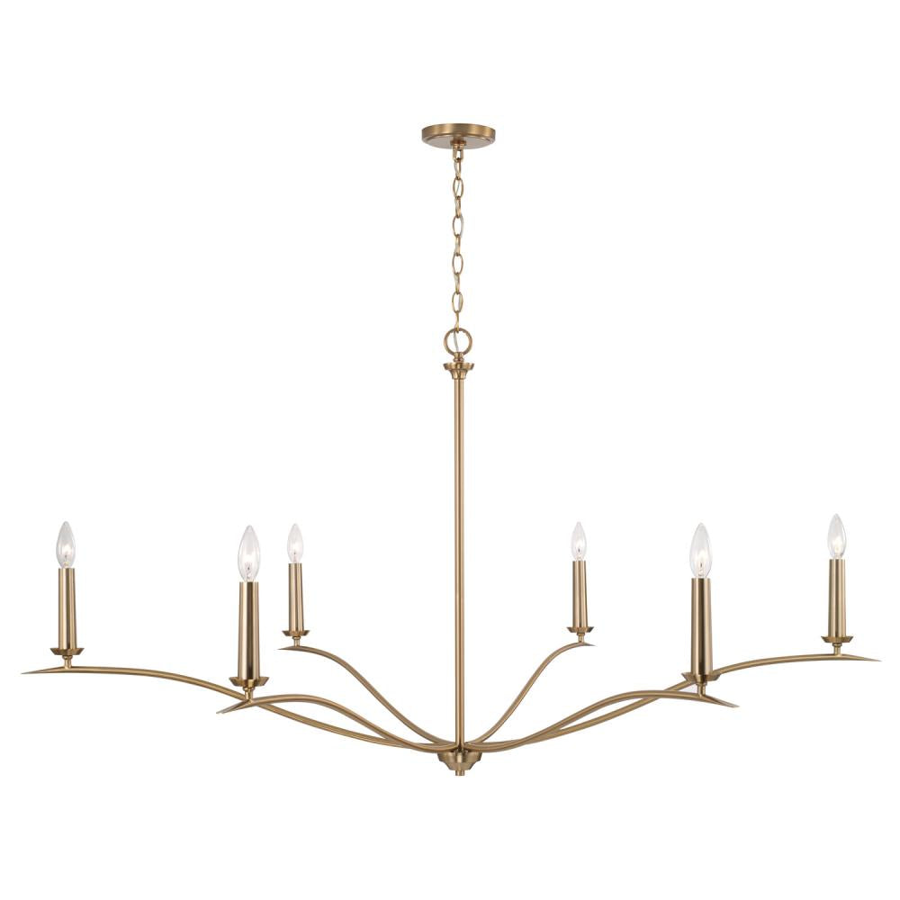 Capital Lighting GRADY 450661MA Chandelier Transitional - Matte Brass