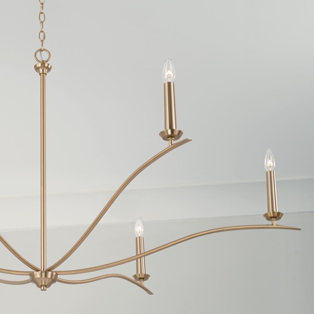 Capital Lighting GRADY 450661MA Chandelier Transitional - Matte Brass