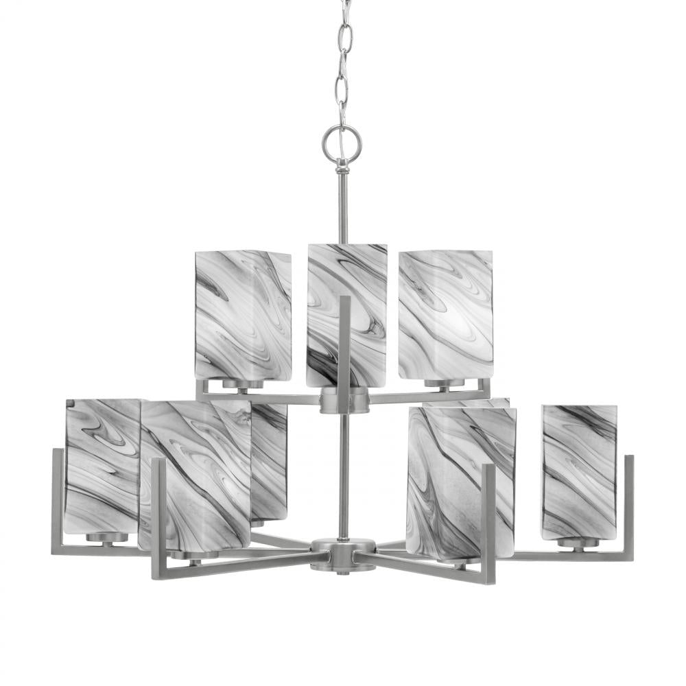 Toltec Company ATLAS 4509-GP-549 Chandelier - Gray