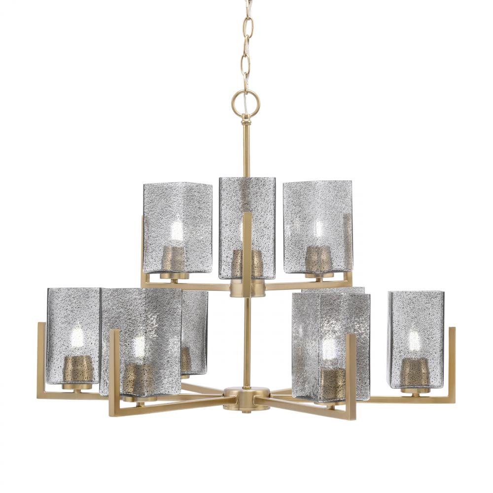 Toltec Company ATLAS 4509-NAB-542 Chandelier - Brass