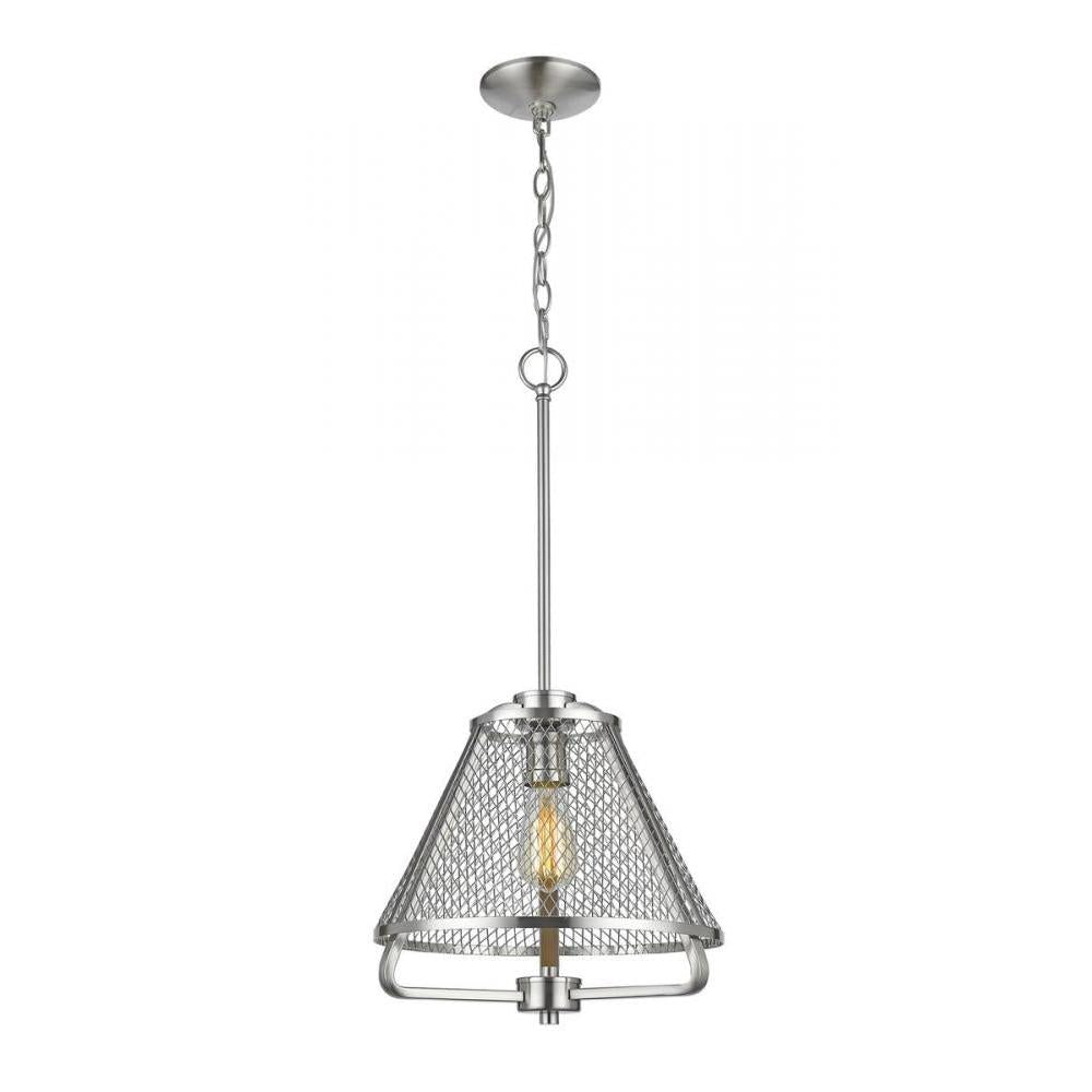 1 Light Pendant-Brushed Nickel