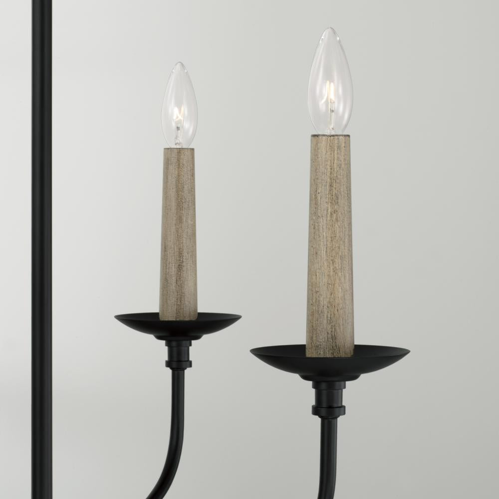 Capital Lighting WILDER 451541MB Chandelier Farm House - Matte Black