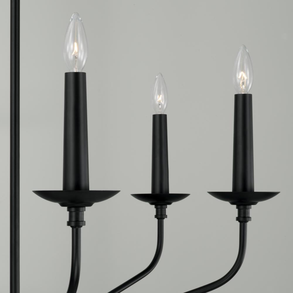 Capital Lighting WILDER 451561MB Chandelier Farm House - Matte Black