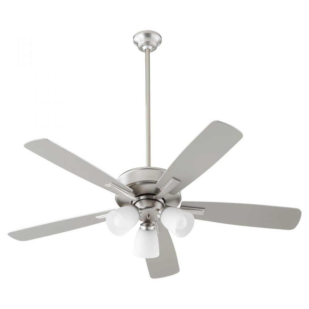 Quorum Lighting OVATION 4525-365 Fan Transitional - Satin Nickel