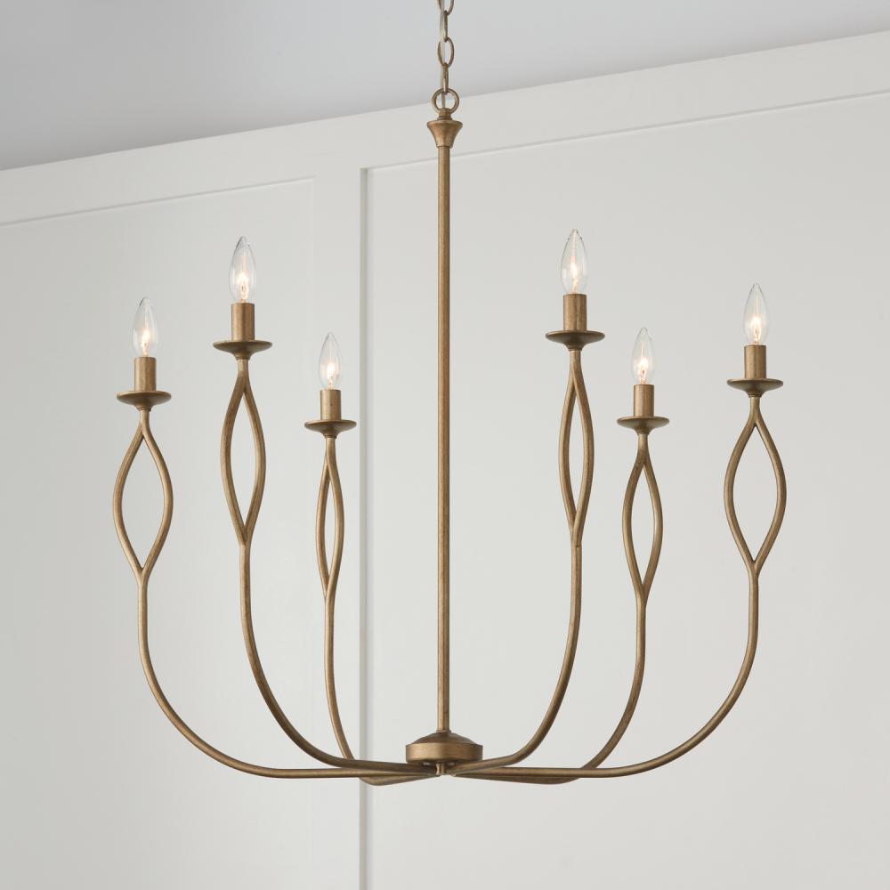 Capital Lighting COHEN 452562ML Chandelier Contemporary - Mystic Luster