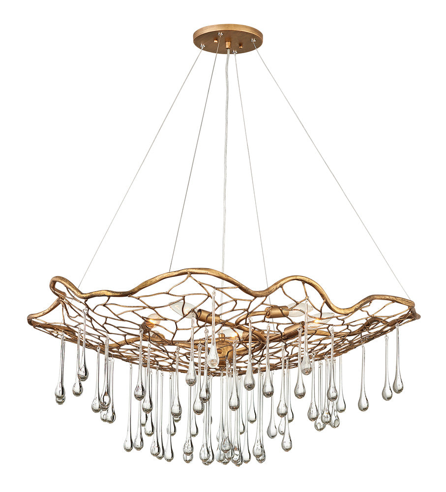 Hinkley Lighting LAGUNA 45306BNG Chandelier Bohemian - Burnished Gold