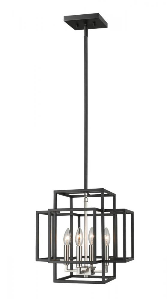 Z-Lite Lighting 454-14BK-BN Pendant Contemporary - Nickel