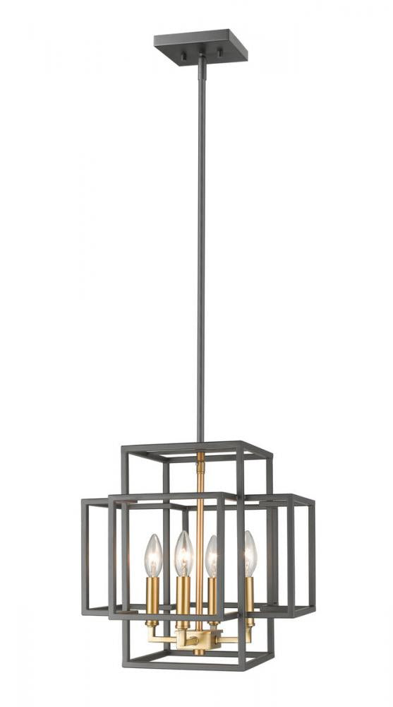 Z-Lite Lighting 454-14BRZ-OBR Pendant Contemporary - Brass