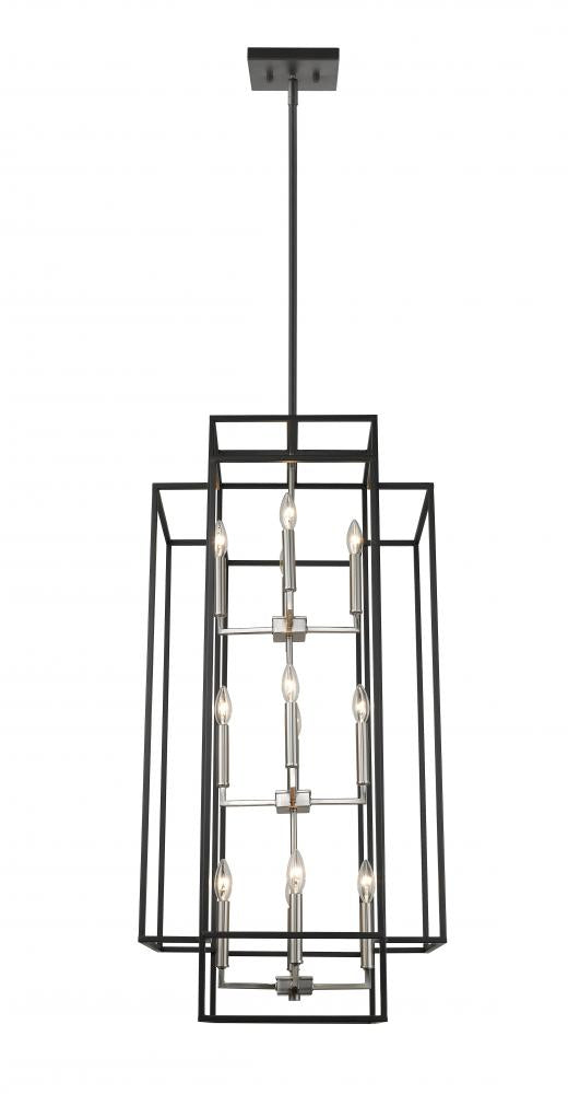 Z-Lite Lighting 454-42BK-BN Chandelier Contemporary - Nickel