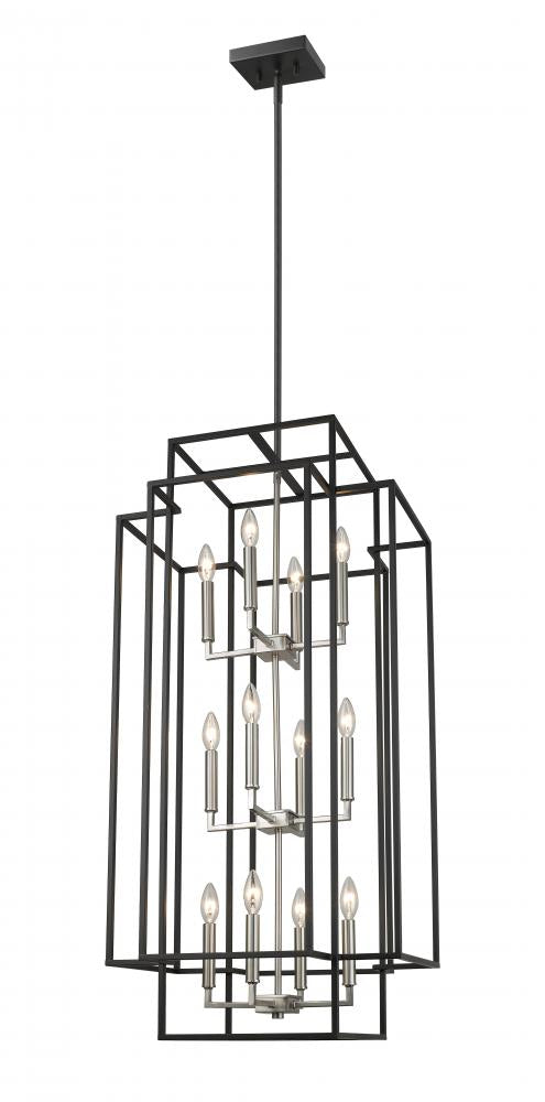 Z-Lite Lighting 454-42BK-BN Chandelier Contemporary - Nickel