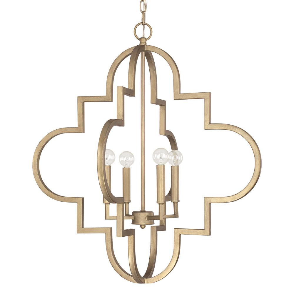 Capital Lighting ELLIS 4542BG Pendant Transitional - Brushed Gold