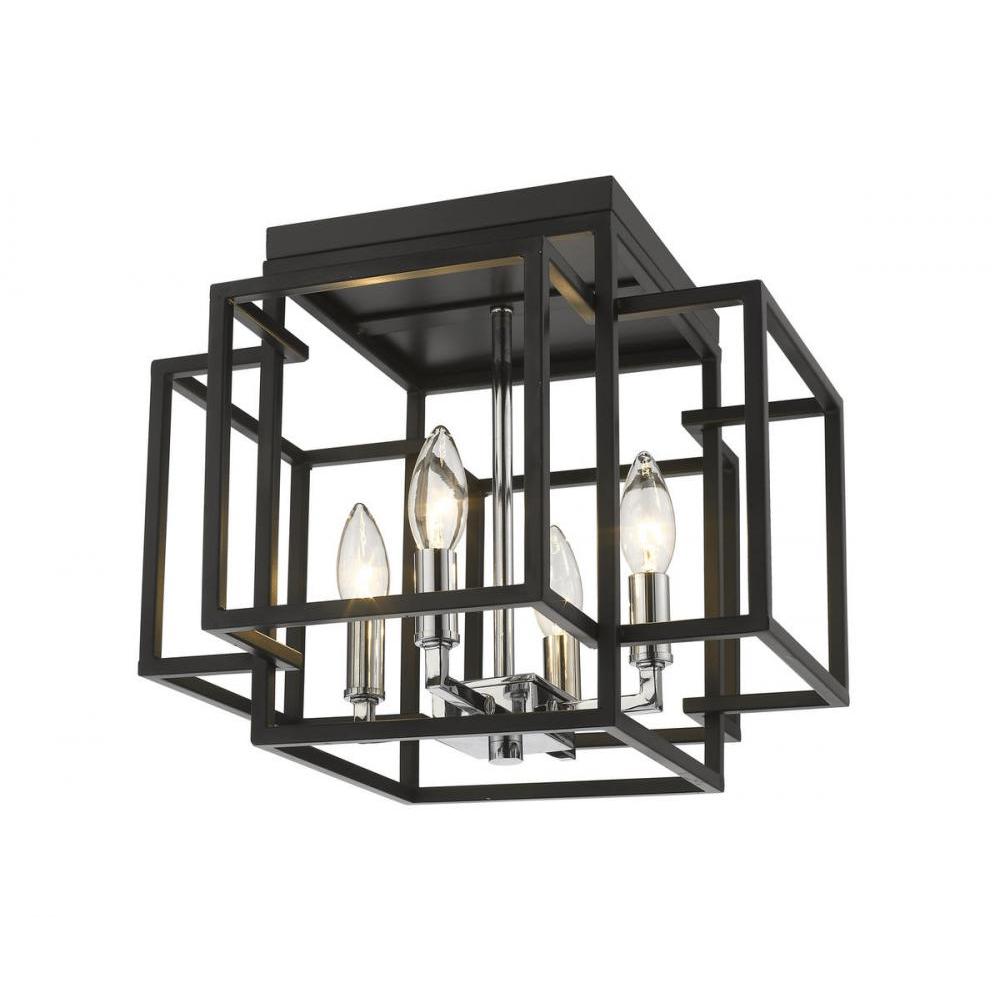 4 Light Flush Mount Light