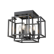 4 Light Flush Mount Light