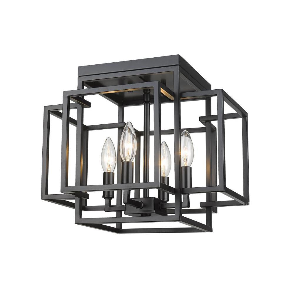 4 Light Flush Mount Light