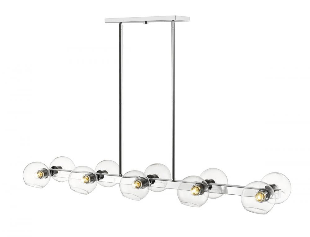 Z-Lite Lighting 455-10L-CH Linear Chandelier Contemporary - Chrome