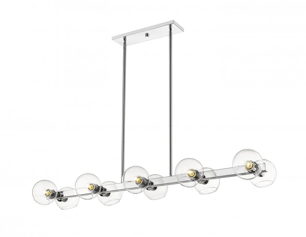 Z-Lite Lighting 455-10L-CH Linear Chandelier Contemporary - Chrome