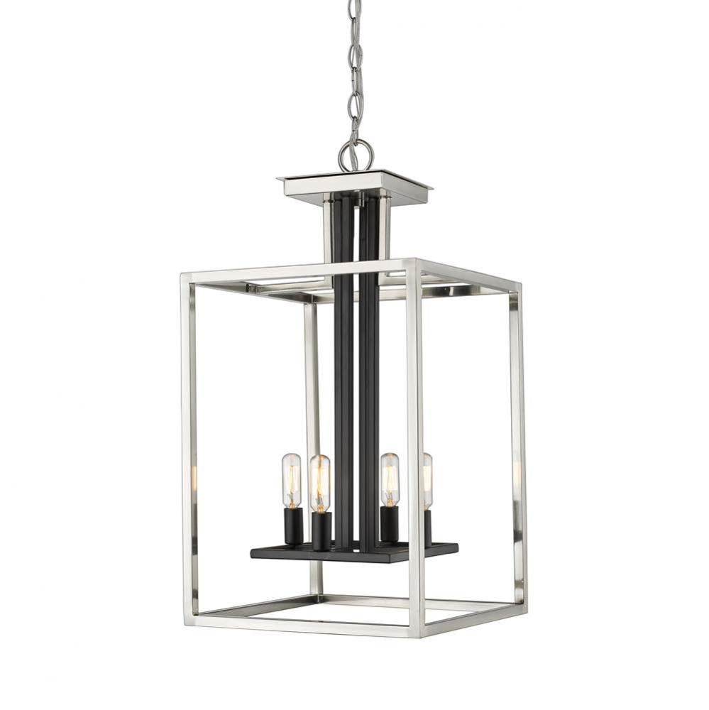 Z-Lite Lighting NICKEL TONES 456-4BN-BK Chandelier - Nickel