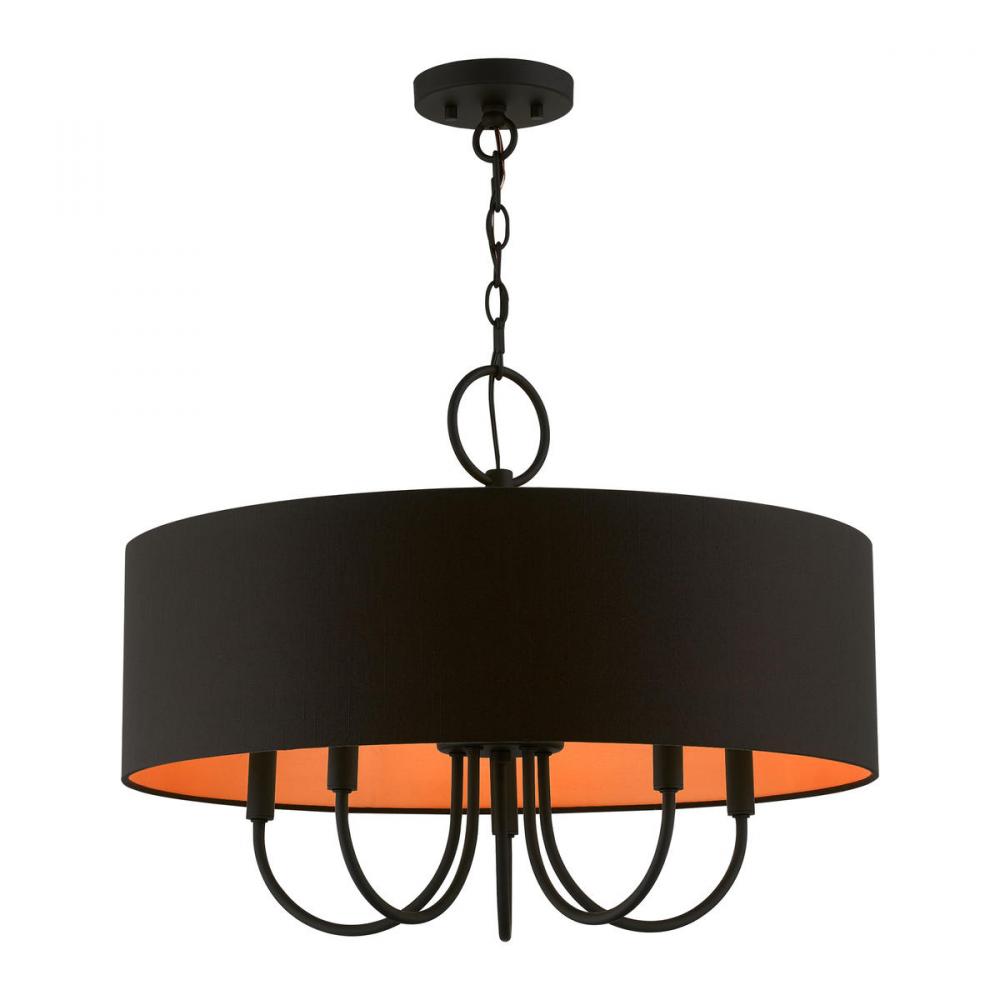 Livex Lighting SENTOSA 45615-04 Pendant Transitional - Black