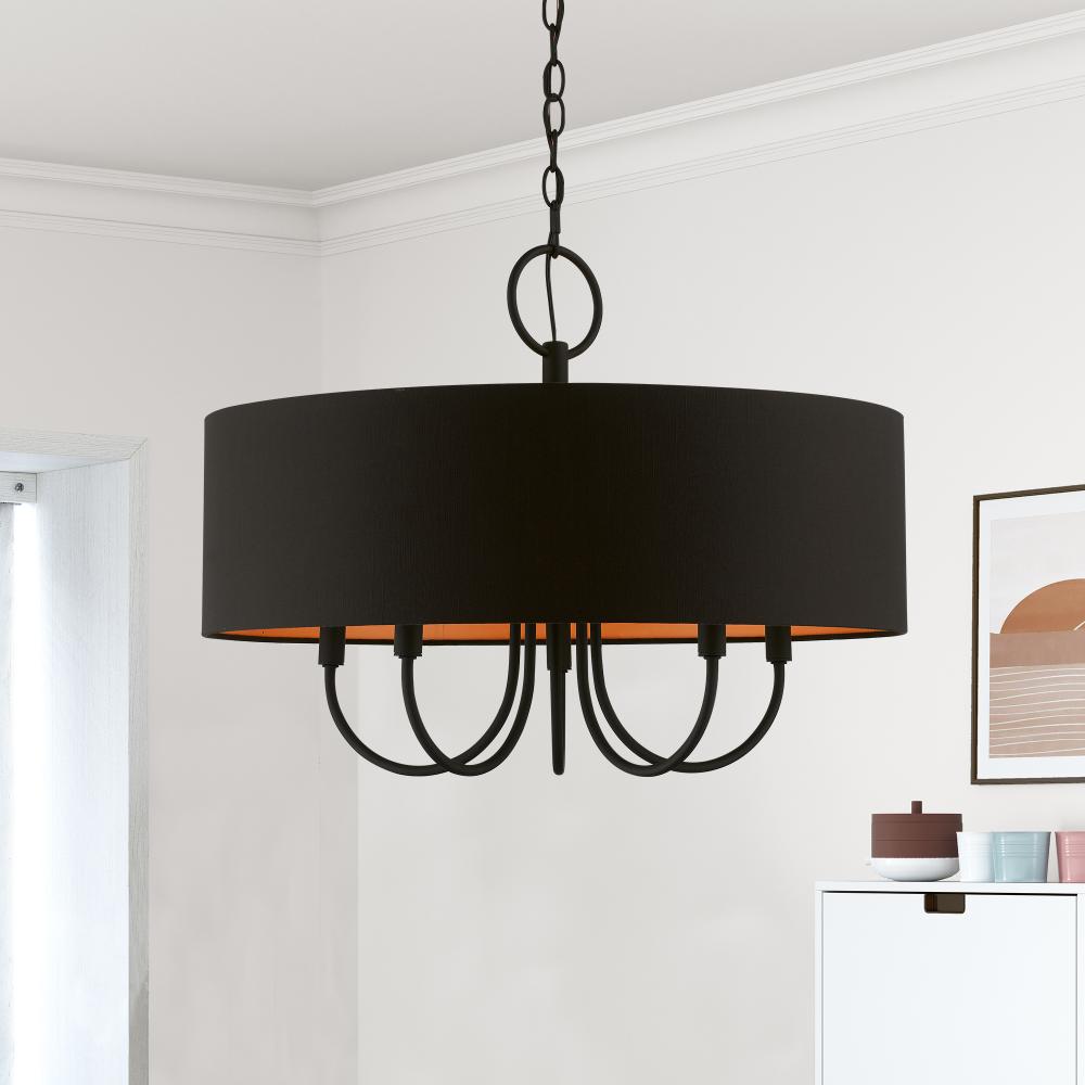 Livex Lighting SENTOSA 45615-04 Pendant Transitional - Black