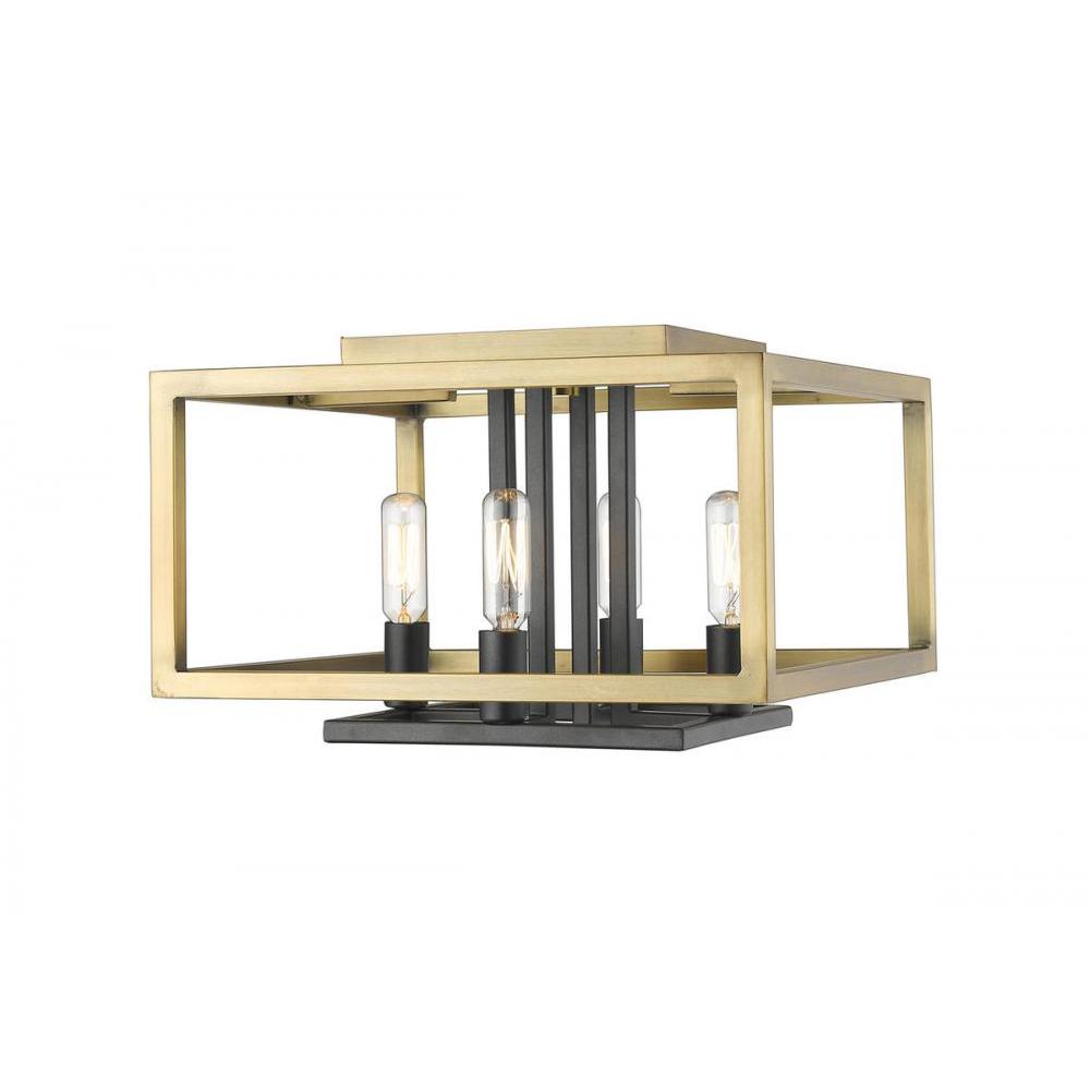 4 Light Flush Mount Light