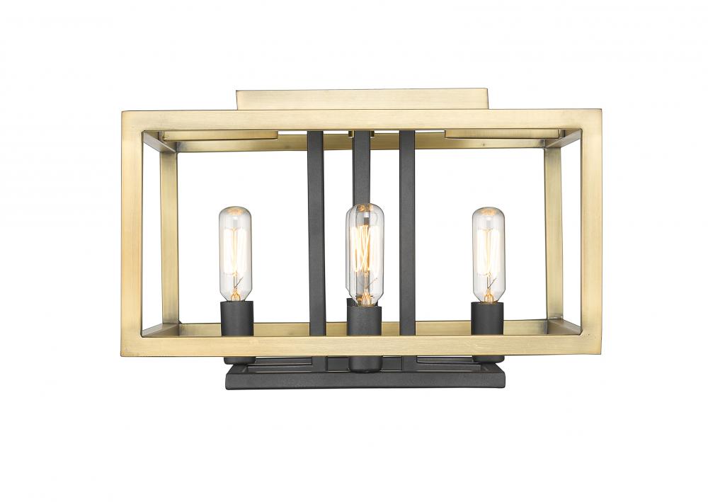 Z-Lite Lighting 456F-OBR-BRZ Flush Mount Contemporary - Brass