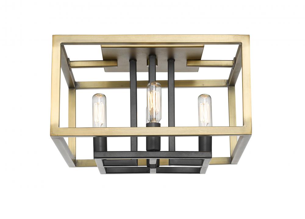 Z-Lite Lighting 456F-OBR-BRZ Flush Mount Contemporary - Brass