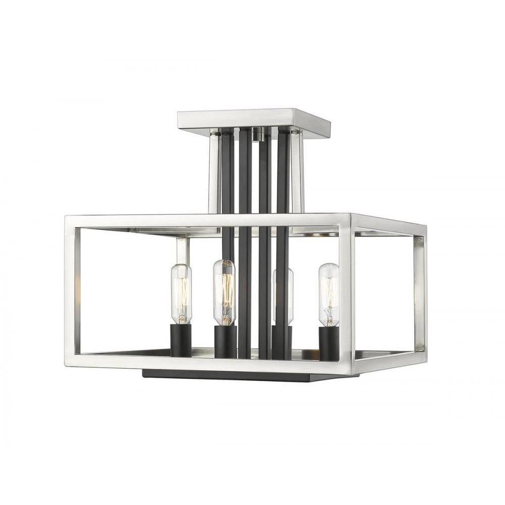 4 Light Semi Flush Mount Light
