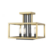 4 Light Semi Flush Mount Light